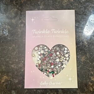 Daily Charme Twinkle Twinkle Sparkly Glass Rhinestones
